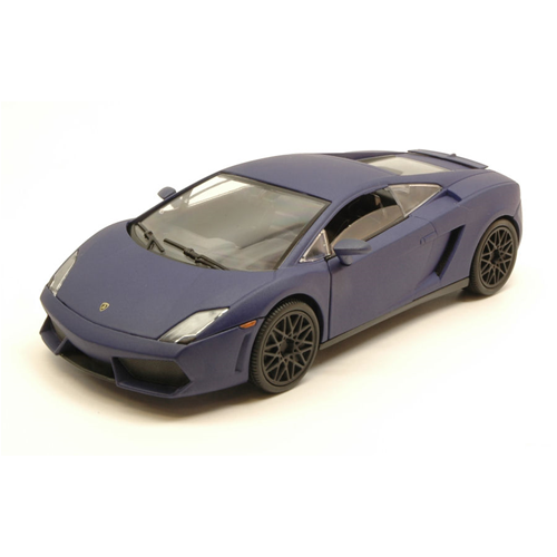 LAMBORGHINI GALLARDO LP560-4 2009 SATIN SERIES MATT BLUE 1:24 MotorMax Auto Stradali Modellino