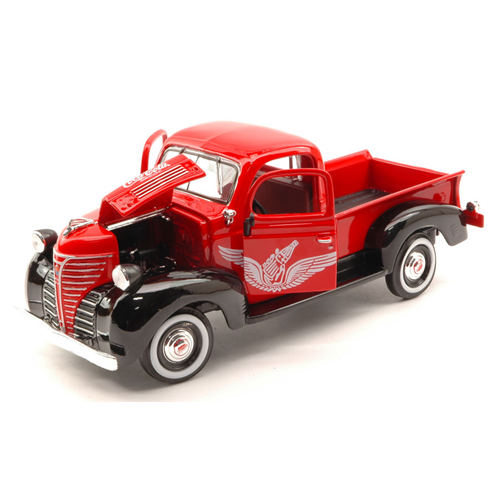 PLYMOUTH PICK UP 1941 RED COCA COLA 1:24 Motorcity Classics Veicoli Commerciali Modellino