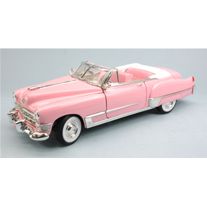 CADILLAC COUPE' DEVILLE 1949 PINK 1:18 Yat Ming Auto Stradali Modellino