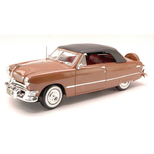 FORD CONVERTIBLE SOFT TOP 1950 METALLIC BRONZE 1:18 Maisto Auto Stradali Modellino