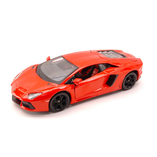 LAMBORGHINI AVENTADOR LP700-4 2011 ORANGE 1:24 Maisto Auto Stradali Modellino