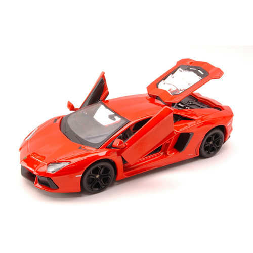 LAMBORGHINI AVENTADOR LP700-4 2011 ORANGE 1:24 Maisto Auto Stradali Modellino