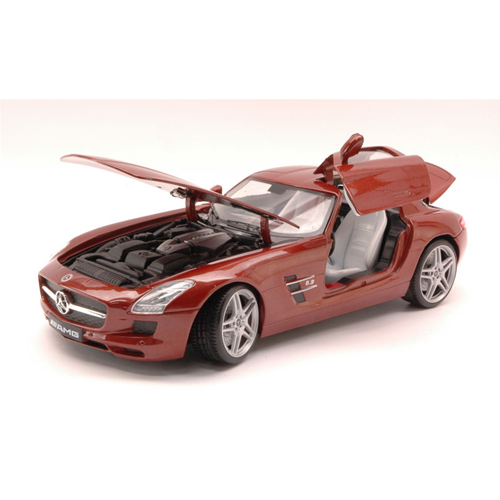 MERCEDES SLS AMG 2010 CHOCOLATE 1:18 MotorMax Auto Stradali Modellino