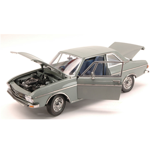 AUDI 100 LS 1972 GRAY-GREEN 1:18 Signature Auto Stradali Modellino