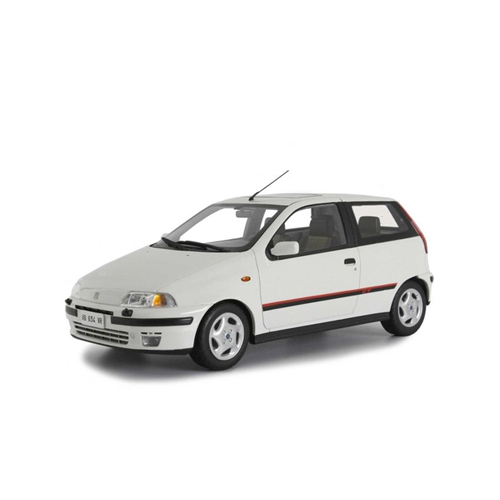 FIAT PUNTO GT 1993 WHITE 1:18 Laudo Racing Auto Stradali Modellino