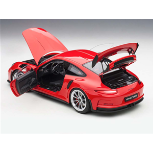 PORSCHE 991 GT3 RS 2016 RED 1:18 AutoArt Auto Stradali Modellino