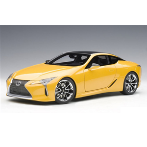 LEXUS LC500 2016 METALLIC YELLOW 1:18 AutoArt Auto Stradali Modellino