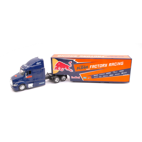 AMERICAN TRUCK RED BULL KTM FACTORY RACING TEAM 1:43 New Ray Camion Die Cast Modellino