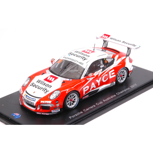 PORSCHE 911 GT3 CUP N.38 CARRERA AUSTRALIA 2017 CHAMPION DAVID WALL 1:43 Spark Model Auto Competizione Modellino