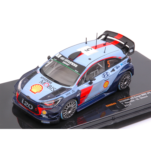HYUNDAI i20 WRC N.5 15th MONTE CARLO 2017 T.NEUVILLE-N.GILSOUL 1:43 Ixo Model Auto Rally Modellino