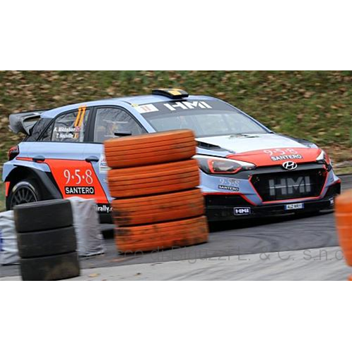 HYUNDAI NG i20 WRC N.11 2nd RALLY MONZA 2017 A.MIKKELSEN-T.NEUVILLE 1:43 Ixo Model Auto Rally Modellino