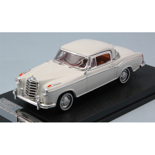 MERCEDES 220 SE COUPE' 1958 WHITE 1:43 Vitesse Auto Stradali Modellino