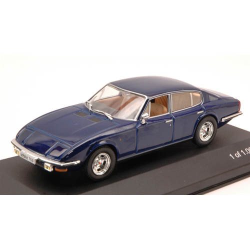 MONICA 560 V8 1974 DARK BLUE 1:43 Whitebox Auto Stradali Modellino