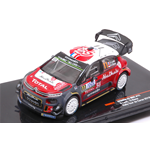 CITROEN C3 WRC N.11 14th TOUR DE CORSE 2018 S.LOEB-D.ELENA 1:43 Ixo Model Auto Rally Modellino
