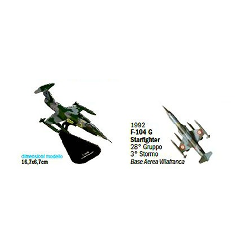F104G "50000 FLYING HOURS" 1:100  3º STORMO 28º GRUPPO 1992 Italeri Aerei Modellino