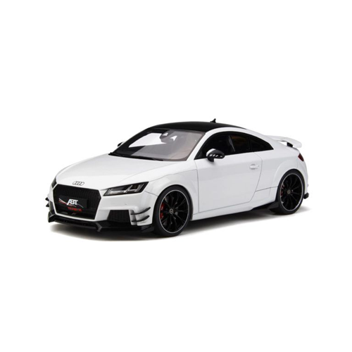 AUDI ABT TT RS-R GLACIER GENEVE AUTOSHOW 2017  METALLIC WHITE 1:18 GT Spirit Auto Stradali Modellino