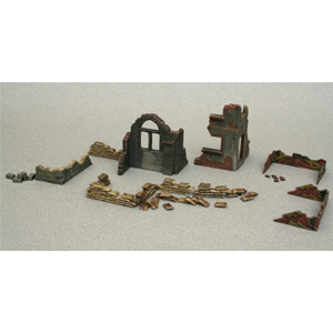 MURI E ROVINE WW II KIT 1:72 Italeri Kit Diorami Modellino