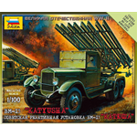 KATJUSHA SOVIET ROCKET LAUNCHER KIT 1:100 Zvezda Kit Mezzi Militari Modellino