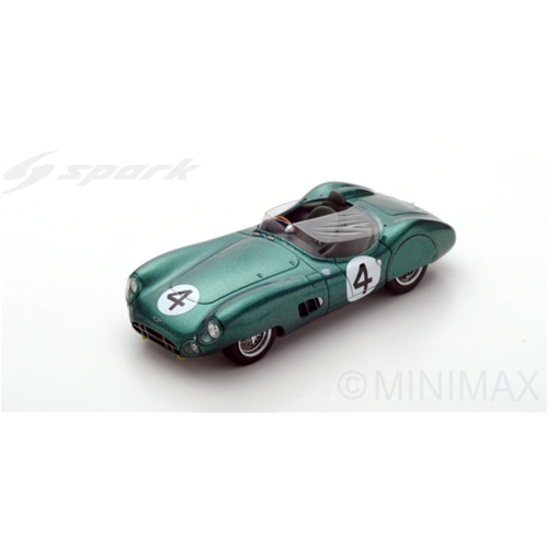 ASTON MARTIN DBR1 N.4 DNF LE MANS 1959 S.MOSS-J.FAIRMAN 1:43 Spark Model Auto Competizione Modellino