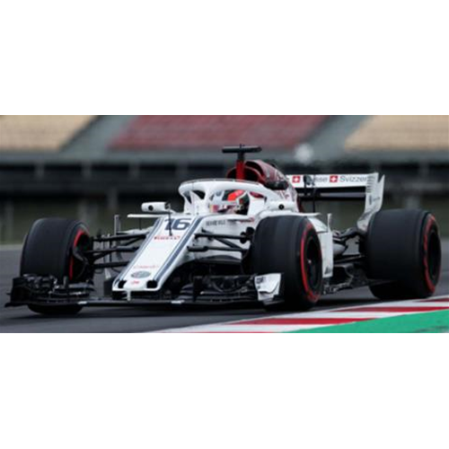ALFA ROMEO SAUBER C.LECLERC 2018 N.16 RACE TO BE CONFIRMED 1:43 Spark Model Formula 1 Modellino