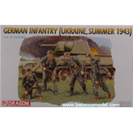 GERMAN INFANTRY (UKRAINE SUMMER 1943) KIT 1:35 Dragon Kit Figure Militari Die Cast Modellino