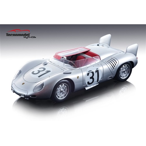 PORSCHE 718 RSK N.31 4th LE MANS 1958 E.BARTH-P.FRERE 1:18 Tecnomodel Auto Competizione Modellino