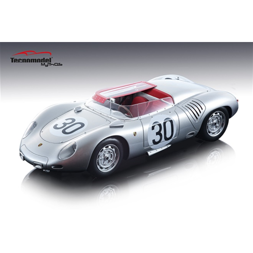 PORSCHE 718 RSK N.30 ACCIDENT LE MANS 1958 R.VON FRANKENBERG-C.STOREZ 1:18 Tecnomodel Auto Competizione Modellino