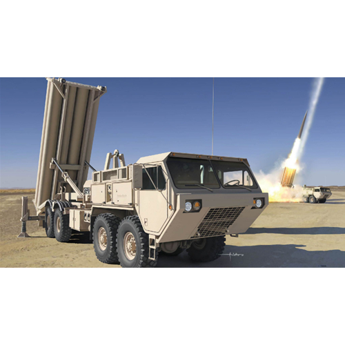 M1120 TERMINAL HIGH ALTITUDE AREA DEFENSE MISSILE LAUNCHER KIT 1:35 Dragon Kit Mezzi Militari Modellino