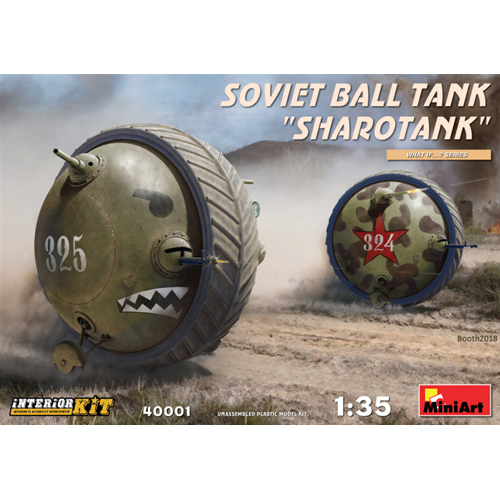 SOVIET BALL TANK SHAROTANK KIT 1:35 Miniart Kit Mezzi Militari Modellino