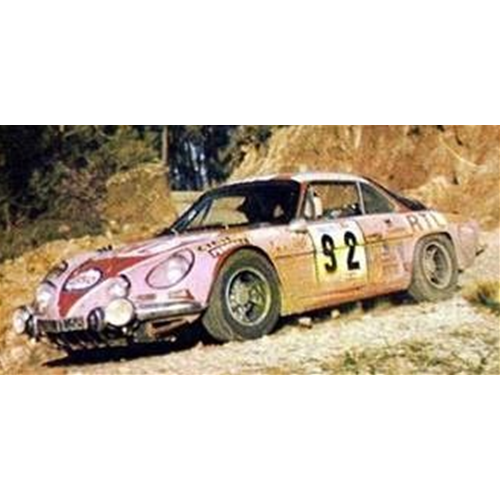 ALPINE RENAULT A110 N.92 11th RALLY PORTUGAL 1972 HOEPFNER-TRAUTM.1:43 Trofeu Auto Rally Modellino