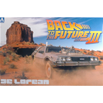 DE LOREAN "BACK TO THE FUTURE III" RITORNO AL FUTURO III KIT 1:24 Aoshima Kit Auto Modellino
