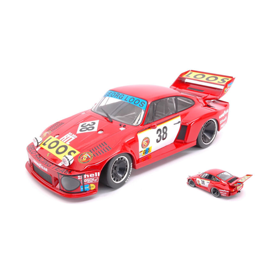 PORSCHE 935 N.38 DNF LE MANS 1977 T.SCHENKEN-T.HEZEMANS-H.HEYER 1:18 Norev Auto Competizione Modellino