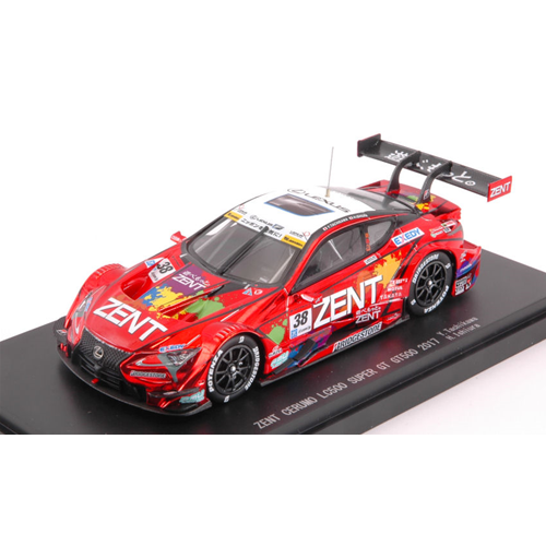 LEXUS LC500 N.38 WINNER FUJI SUPER GT500 2017 Y.TACHIKAWA-H.ISHIURA 1:43 Ebbro Auto Competizione Modellino
