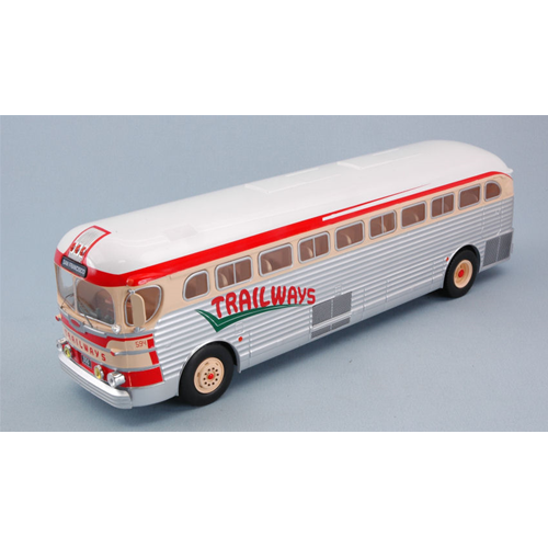 GMC PD 3751 TRAILWAYS 1955 1:43 Ixo Model Autobus Modellino