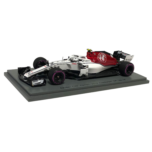 ALFA ROMEO SAUBER C.LECLERC 2018 N.16 RACE TO BE CONFIRMED 1:43 Spark Model Formula 1 Modellino