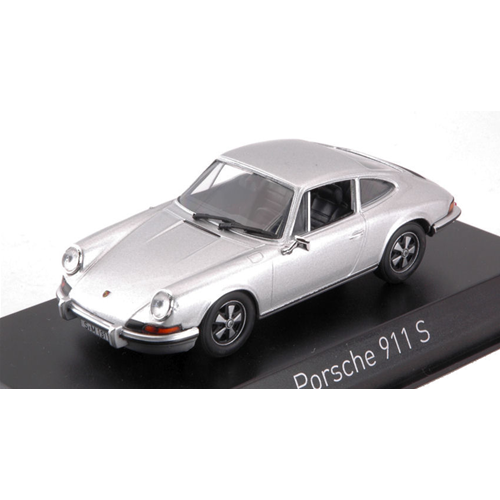 PORSCHE 911 S 2.4 1973 SILVER 1:43 Norev Auto Stradali Modellino