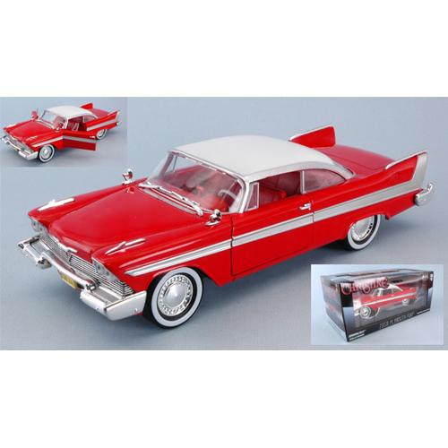 PLYMOUTH FURY 1958 CHRISTINE 1:24 Greenlight Movie Modellino
