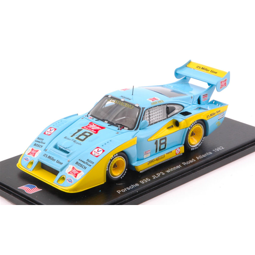 PORSCHE 935 JLP-3 N.18 DNF 6 H RIVERSIDE 1982 J.PAUL Jr 1:43 Spark Model Auto Competizione Modellino