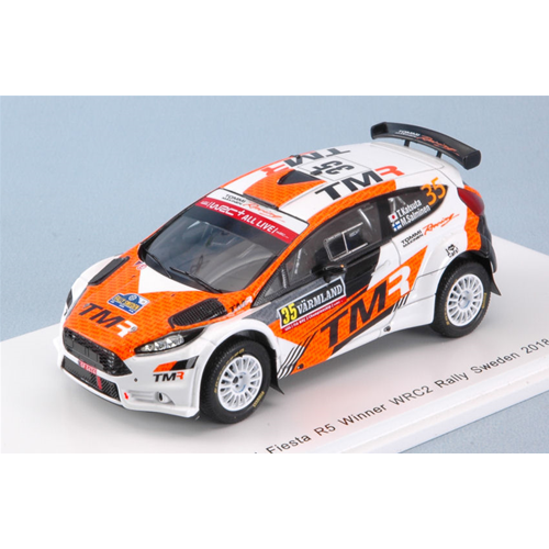 FORD FIESTA R5 N.35 11th (WINNER RC2) SWEDEN 2018 T.KATSUTA-M.SALMINEN 1:43 Spark Model Auto Rally Modellino