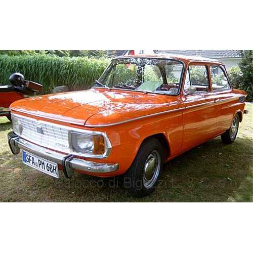 NSU 1200/C 1969 ORANGE 1:43 Neo Scale Models Auto Stradali Modellino