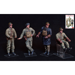 POLISH TANK CREW KIT 1:35 Miniart Kit Figure Militari Die Cast Modellino