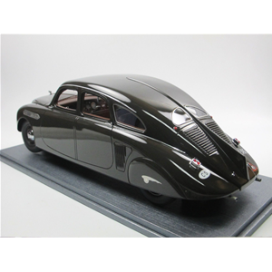 SKODA 935 1935 DARK BROWN WITH SHOWCASE 1:18 Autocult Auto d'Epoca Modellino