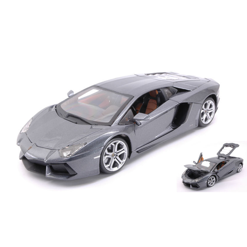 LAMBORGHINI AVENTADOR LP700-4 2011 SILVERGUN 1:18 Burago Auto Stradali Modellino