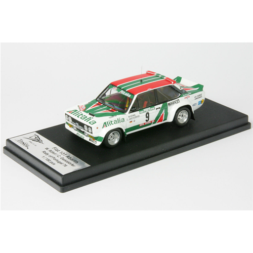 FIAT 131 ABARTH N.9 PORTUGAL 1978 ROHRL-GEISTDORFER 1:43 Trofeu Auto Rally Modellino
