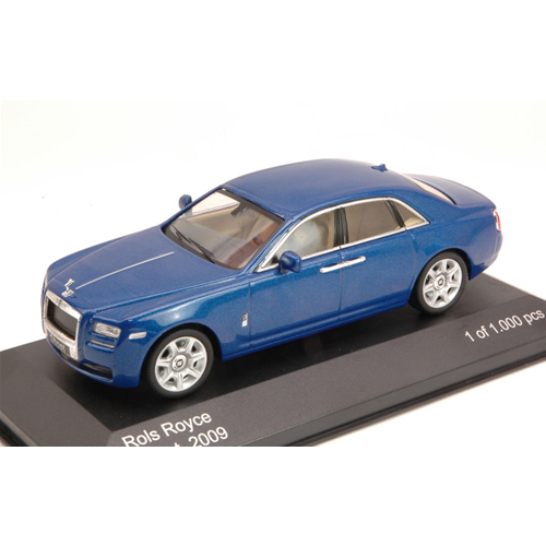 ROLLS ROYCE GHOST 2009 BLUE 1:43 Whitebox Auto Stradali Modellino
