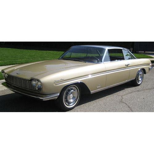 CADILLAC BROUGHAM JAQUILINE PININFARINA 1961 GOLD METALLIC 1:43 Kess Model Auto Stradali Modellino