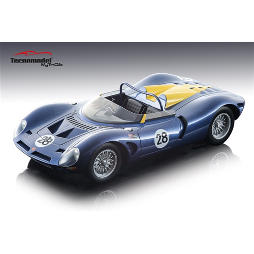BIZZARRINI P538 N.28 DNS CAN-AM BRIDGEHAMPTON 1966 M.GAMMINO 1:18 Tecnomodel Auto Competizione Modellino