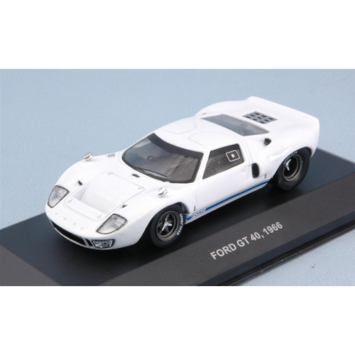 FORD GT40 1966 WHITE 1:43 Solido Auto Stradali Modellino