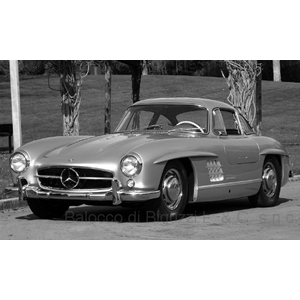 MERCEDES 300 SL SILVER 1954 1:8 PremiumX Auto Stradali Modellino