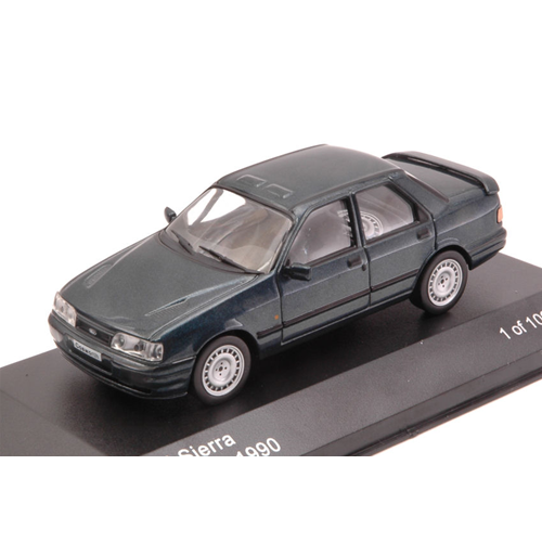 FORD SIERRA COSWORTH 1990 METALLIC DARK GREEN 1:43 Whitebox Auto Stradali Modellino